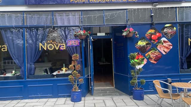 Dining at Nova Polish Restaurant & Bar in hull