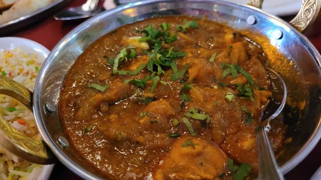 Dining at Gate of India in barnsley