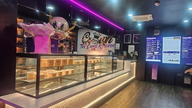 Dining at Crown Chaos Kitchen in wibsey