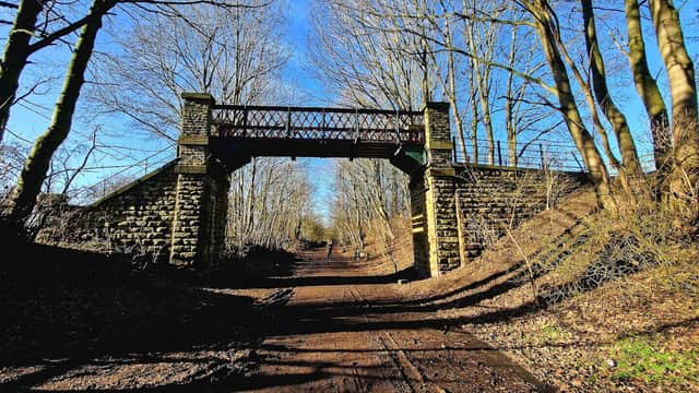 Railway Footbridge - Historic Site in barnsley