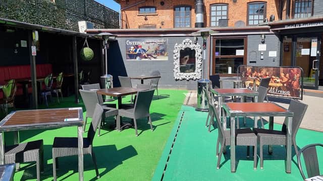 Dining at Osteria Italian Restaurant in hull