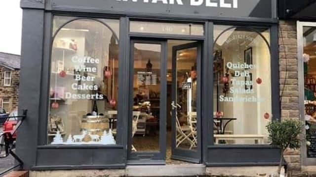 Dining at Santar Deli in harrogate