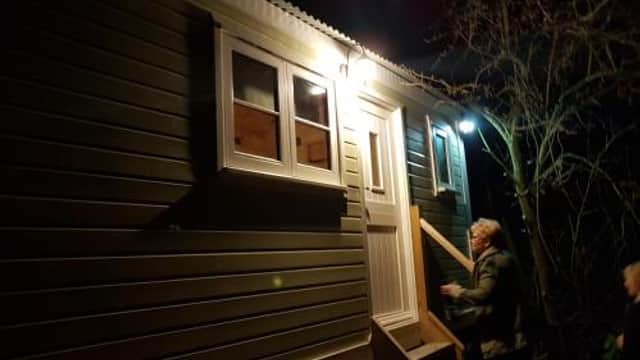 Accommodation at Waterside Shepherds Hut in barton le willows