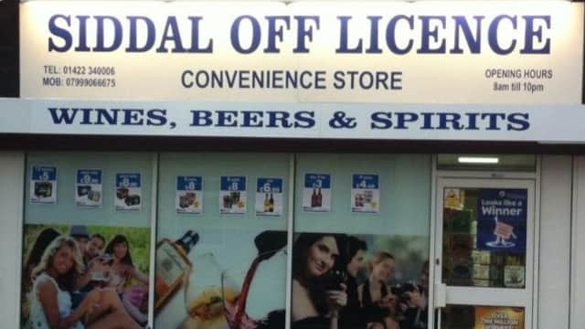 Siddal off licence - Off Licences in exley