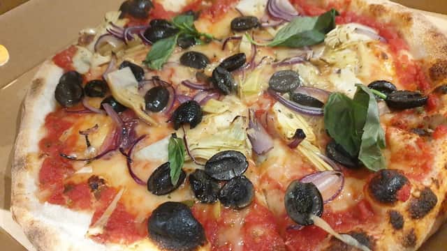 Dining at Sam’s Pizzas in hebden bridge