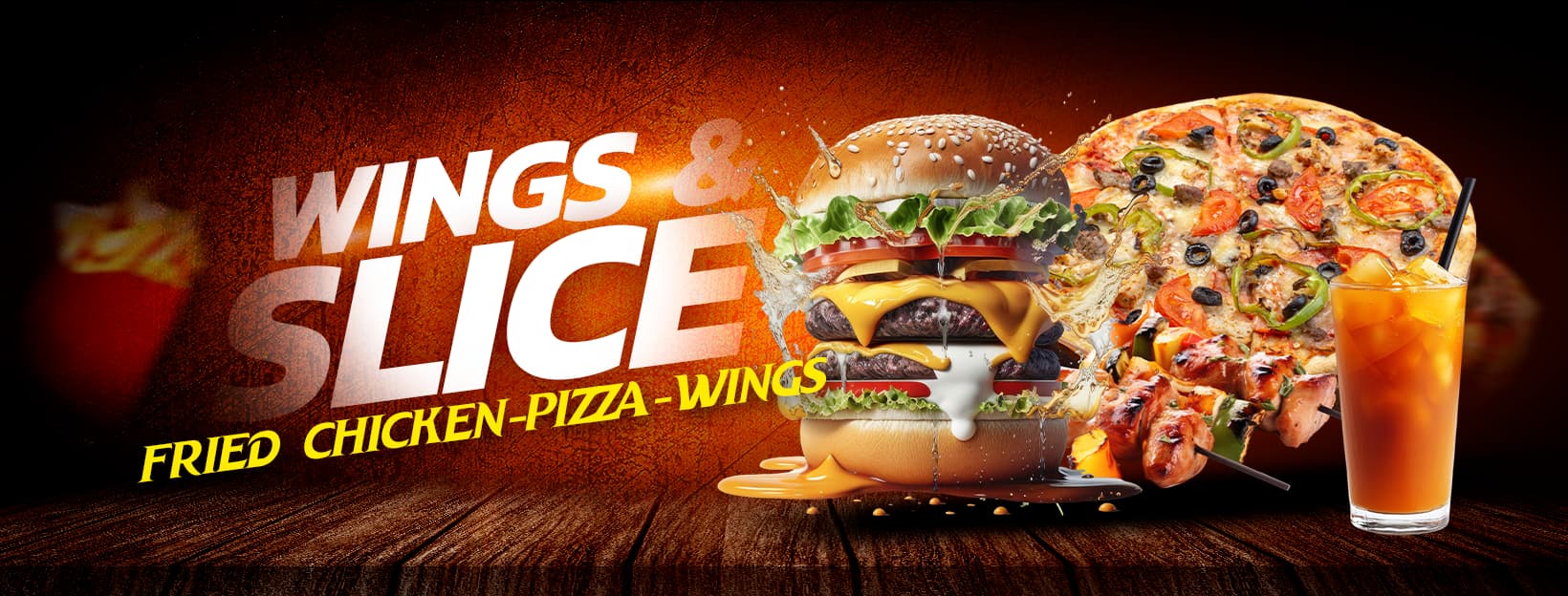 Wings & Slice Sheffield – Pizza, Fried Chicken, Burgers & Takeaway