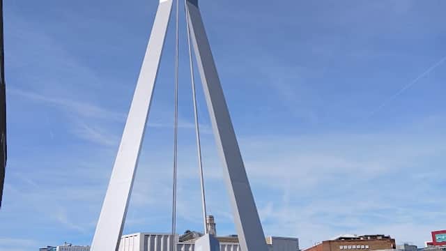 The Tommy Taylor Bridge - Historic Site in barnsley
