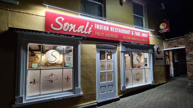 Dining at Sonali Pocklington in pocklington