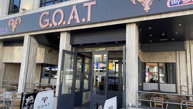 Food & drink at G.O.A.T Sports Bar in bridlington