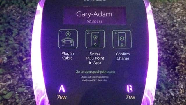 Pod Point Charging Station - EV Charging in hessle