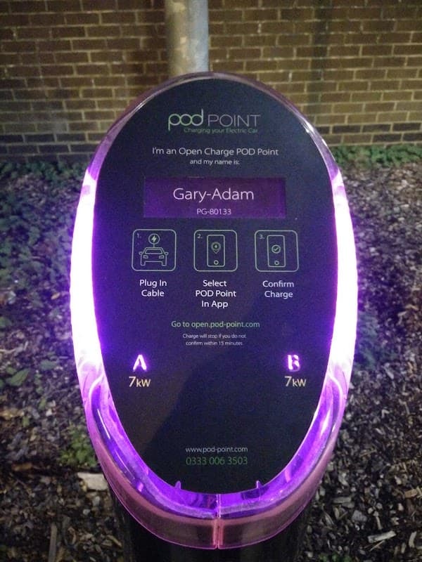 Pod Point Charging Station