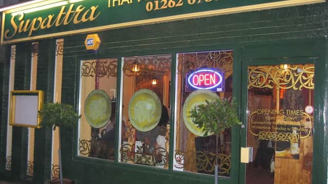 Dining at Supattra Thai Restaurant Bridlington in bridlington