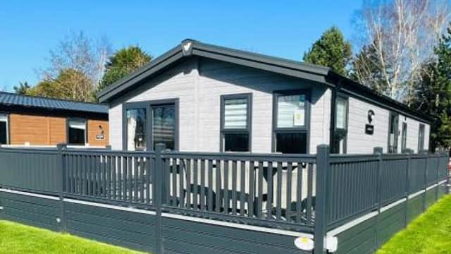 Accommodation at Black Moorhen Lodge with Hot Tub in allerthorpe