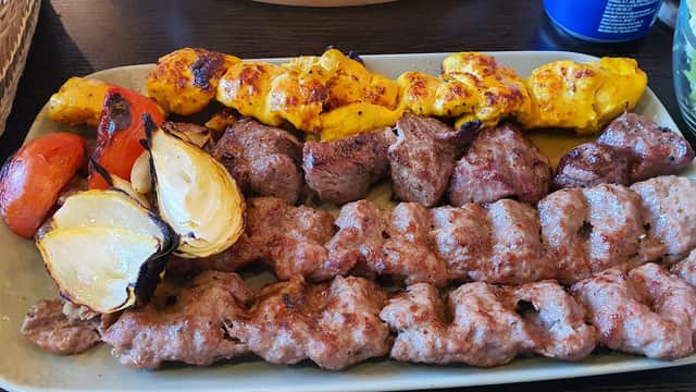 Dining at Parmys Restaurant in cleckheaton