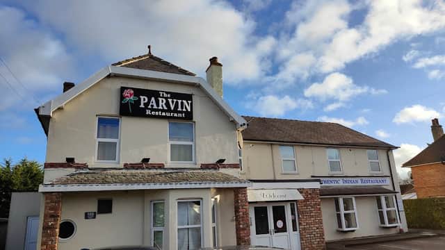 Dining at The Parvin Indian Restaurant in haxby