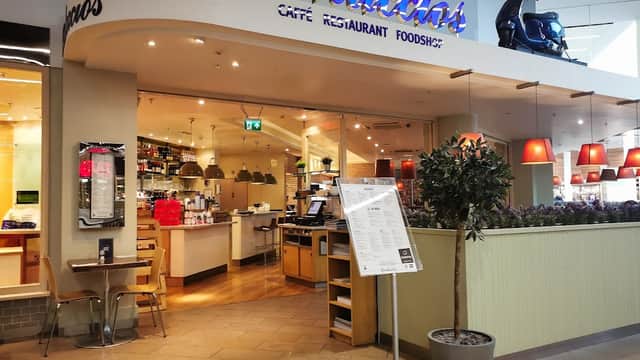 Dining at Carluccio's in carbrook