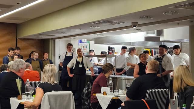Dining at The Open Kitchen in barnsley