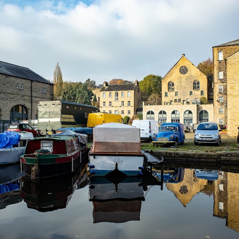 Sowerby Bridge Canal Wharf Landmark Sign