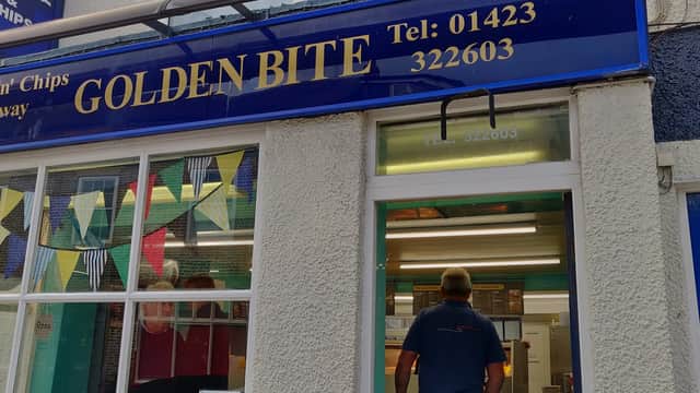 Dining at Golden Bite in boroughbridge