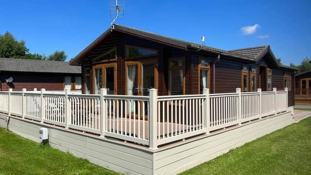 Accommodation at The Crystal Lodge with Hot Tub Malton in malton