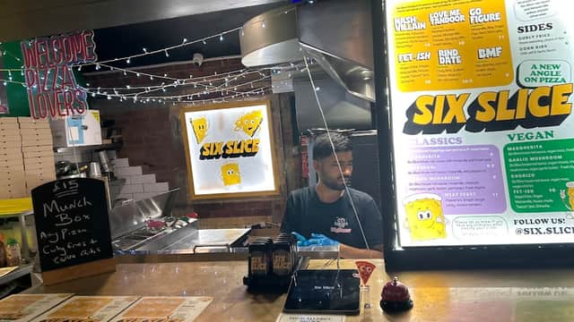 Dining at Six Slice (Northern Market) in leeds