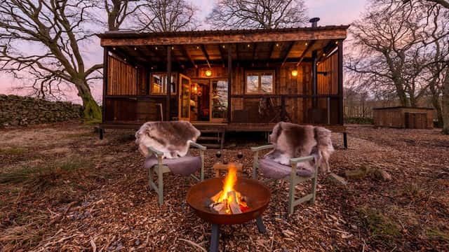 Accommodation at Thorney Mire Woodland Retreat in hawes
