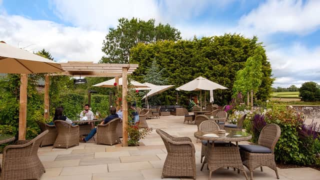 Dining at The Fox & Rabbit Inn in allerston