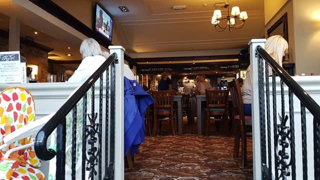 Dining at The Cobbler in pontefract