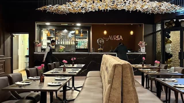 Dining at Aurea Restaurant in dewsbury