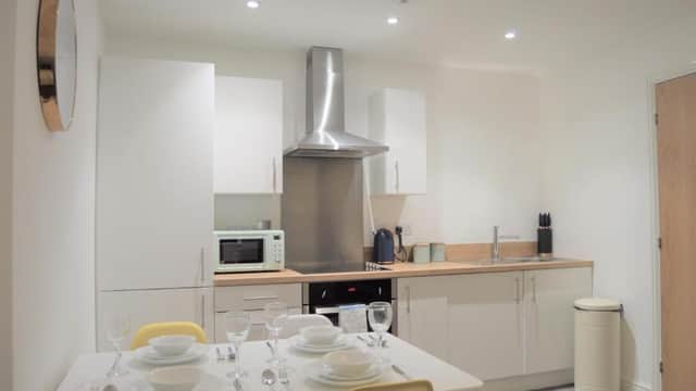 Accommodation at Book our Royal Suite today! Elegant spacious 2 bed apartment in the city centre - perfect for work or leisure! in sheffield