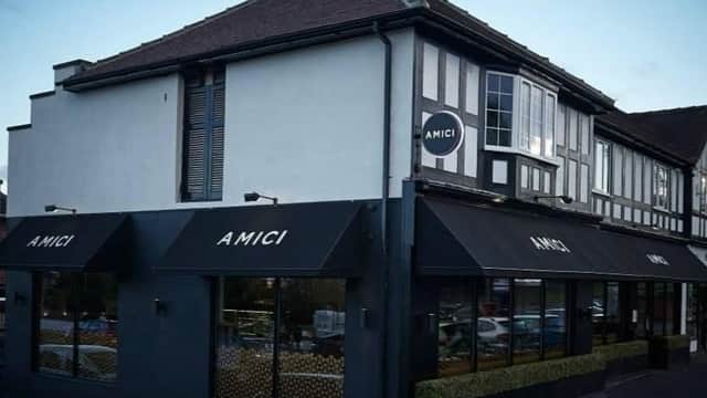 Dining at Amici in moortown