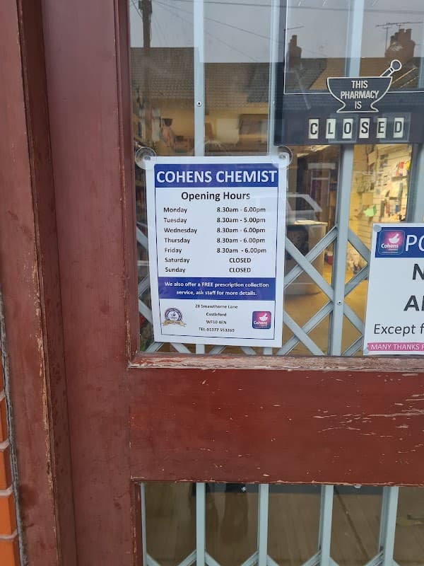 Cohens Chemist, Castleford