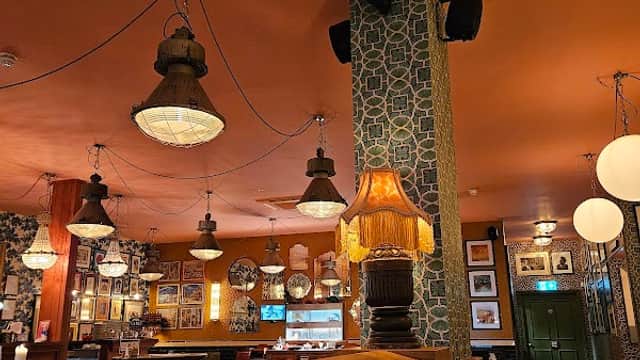 Dining at Caballero Lounge in colton