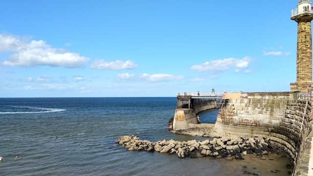 Whitby Harbour East Lighthouse - Historic Site in whitby