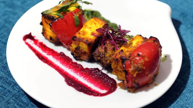 Dining at Prashad in tong