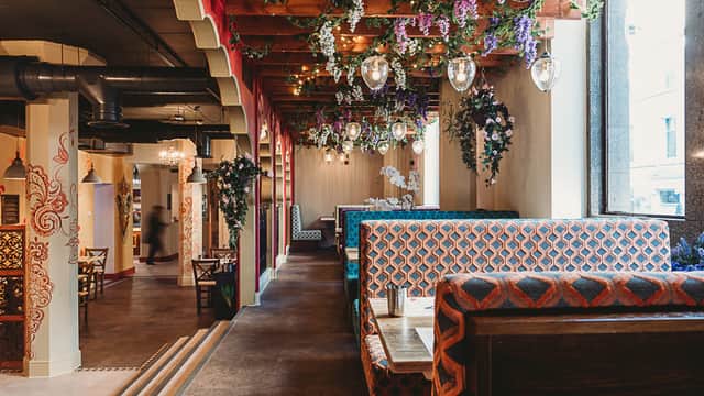 Dining at Indian Tiffin Room Leeds in leeds