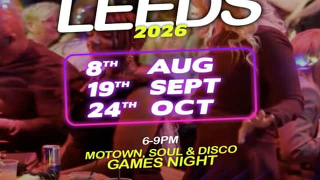 Event image for Soul Bingo Leeds | 8th Aug 2026