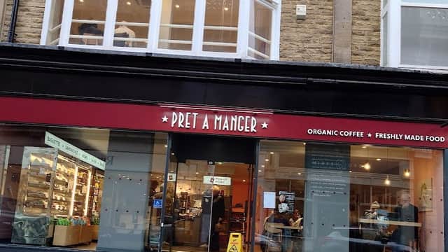 Cafe Pret A Manger in harrogate