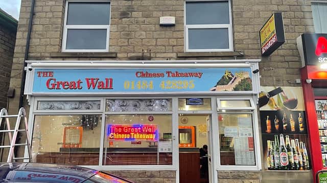 Dining at The Great Wall in huddersfield