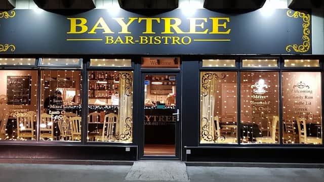 Dining at Bay Tree Bar-Bistro in eastwood