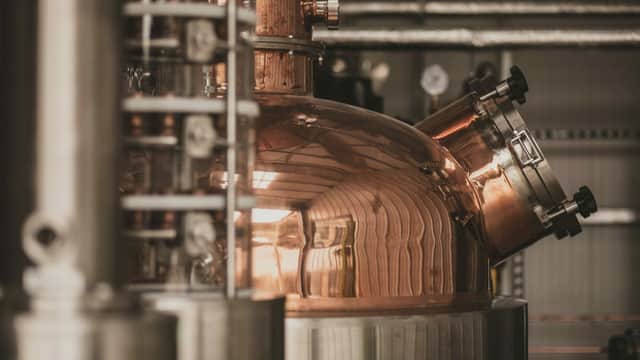 Dining at Whittakerβs Distillery in new york north yorkshire