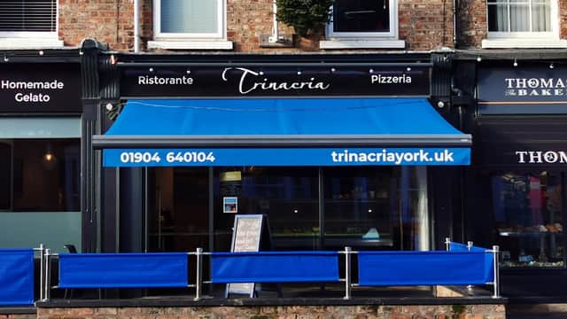 Dining at Trinacria in york