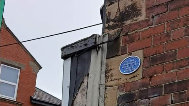 Formerly Nether Woodseats Blue Plaque (Woodseats History Trail) - Historic Site in heeley