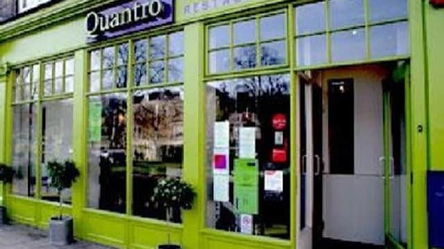 Dining at Quantro Restaurant in harrogate