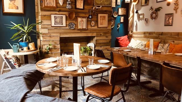 Dining at Papas Authentic Mediterranean Cuisine in harrogate