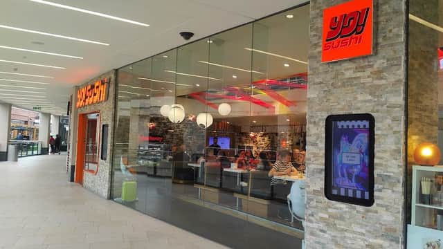 Dining at YO! Leeds Trinity in leeds