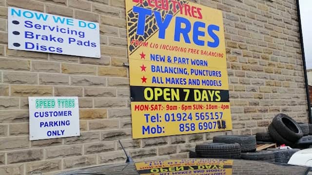Speed Tyres n servicing center - Garages in heckmondwike