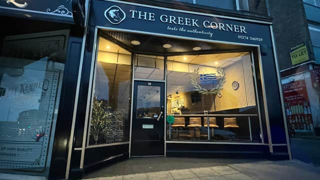 Dining at The Greek Corner in shipley