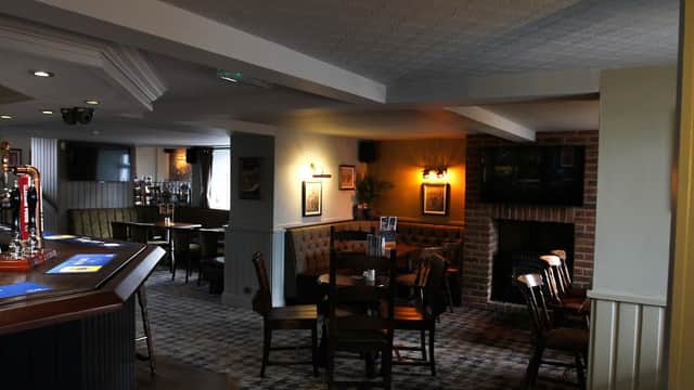 Dining at The White Hart in greenhill