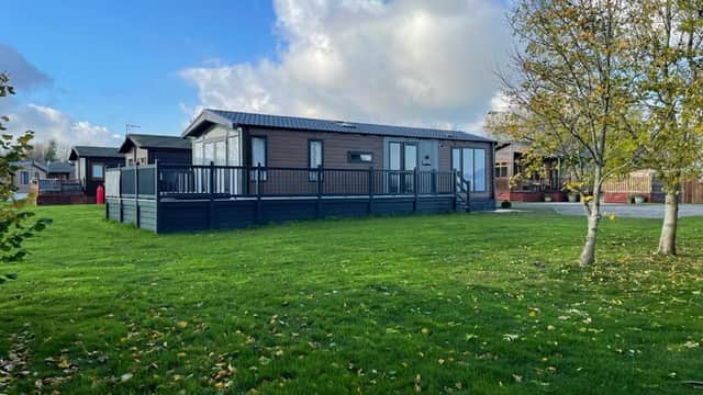 Accommodation at Coopers Cabin With Hot Tub in malton